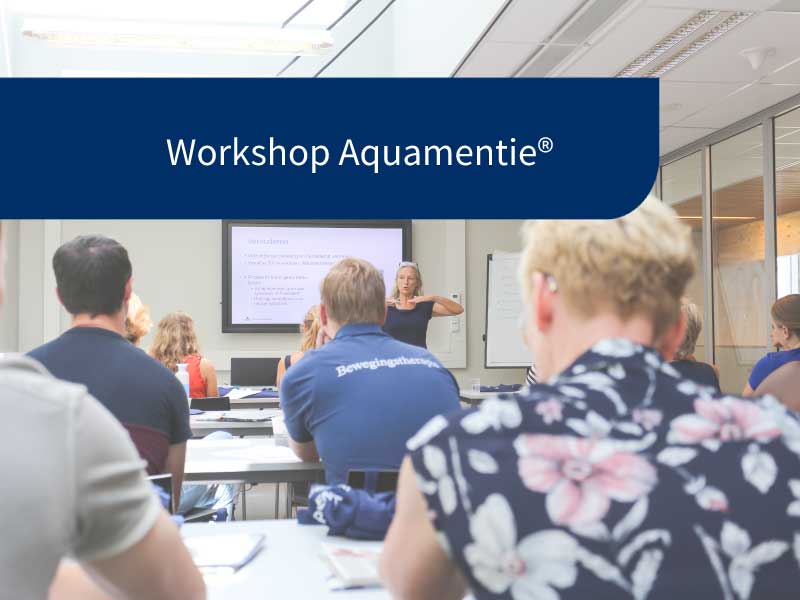 Dementie en hydrotherapie - Workshop aquamentie